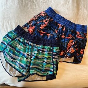 EUC Lululemon Hotty Hot Shorts Limited Edition Prints